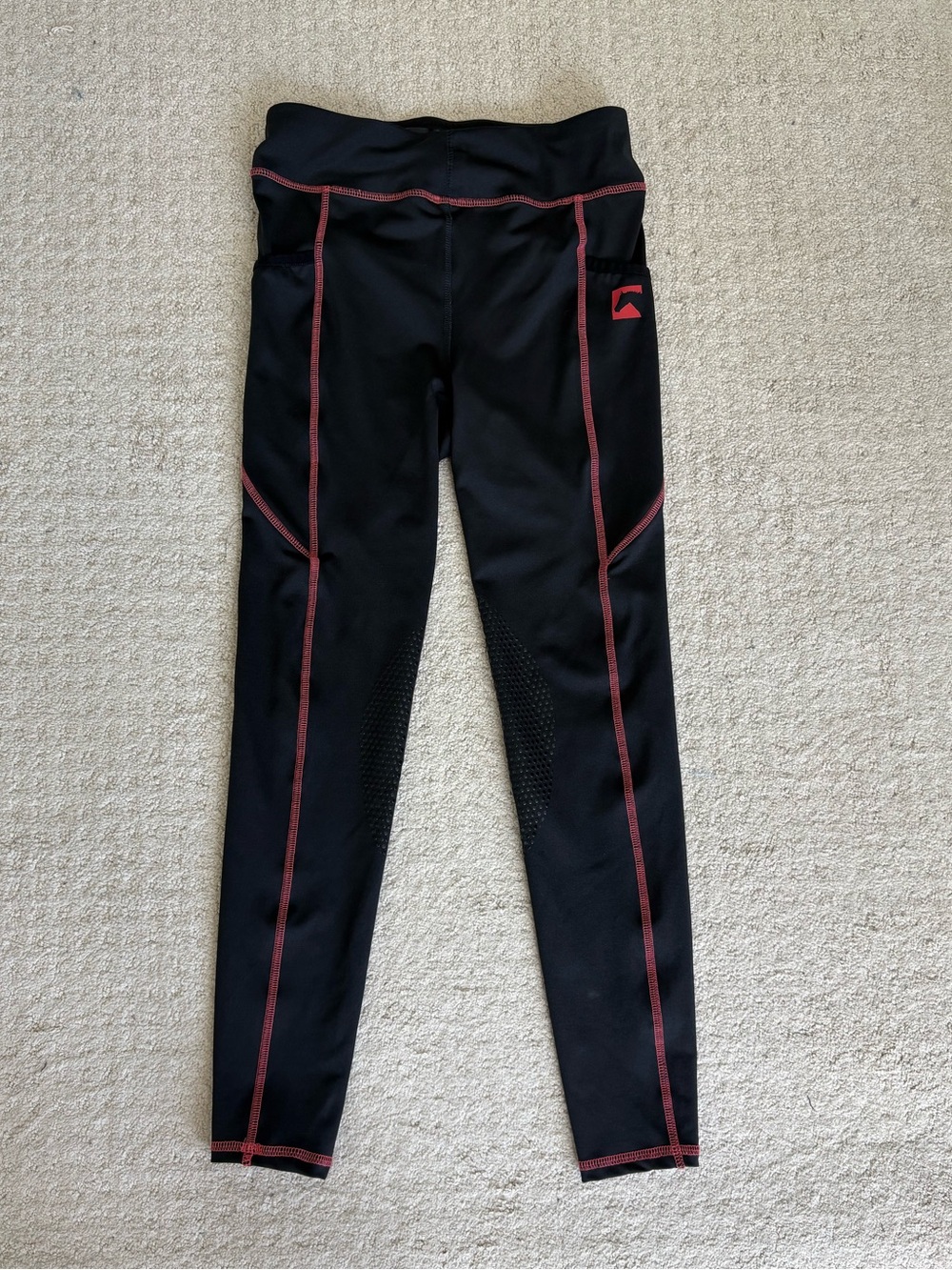 Dover Saddlery Ridding Sport Tights w/Pockets Girls L